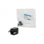 LOGILINK NP0098 RJ45 jätkuklemm kinnitusäärikuga, 2x RJ45 pesa, Cat.5e UTP, must