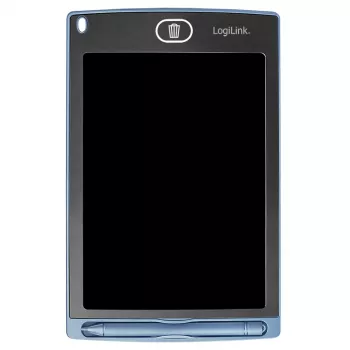 LogiLink LCD kirjutustahvel 8,5 tolli sinine, 2 magneti ja pliiatsiga
