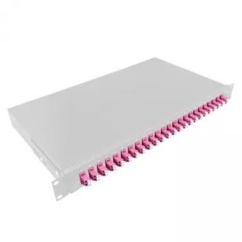 LogiLink F24LC4G 24-pordiline LC Duplex fiiberoptiline jaotuspaneel, 1U 19 inch riiulikinnitus, hall teras