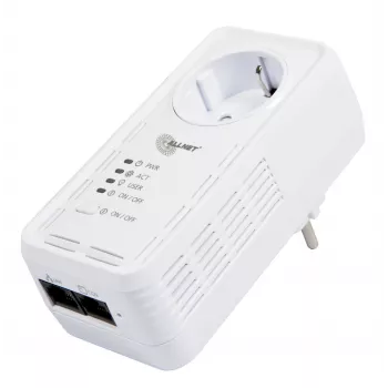 ALLNET ALL3075v4 nutikas pistik Wi-Fi ja Ethernetiga, energiamõõtmine, tüüp F Schuko, 16A, 3680W