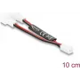 Delock Y-jaotur ventilaatori kaabel 1x 2-pin emane kuni 2x 2-pin isane 10 cm