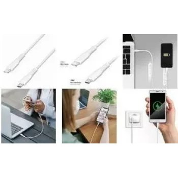 LogiLink USB 2.0 kaabel, USB-C – Micro USB-B, 3 m, valge