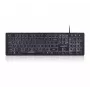 Perixx PERIBOARD-317 juhtmega taustvalgustusega klaviatuur, must, 105-klahviga QWERTY, valge LED, USB