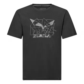 Salewa meeste Eagle Geometric T-särk Black Out - suurus L