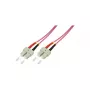 LogiLink OM4 SC/SC Duplex Multimode fiiberoptiline patch-kaabel, 3,0 m, LSZH violetne