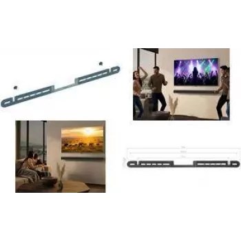 LogiLink kõlari seinakinnitus Sonos Arc & Sonos Arc Ultra jaoks, must