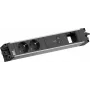Bachmann STEP ALU 2x Schuko 1x USB-C 100W 1x Custom Module toitejaotusseade