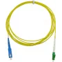 BlueOptics Simplex kiudoptiline ühenduskaabel LC/APC kuni SC/UPC SingleMode OS2 7m LSZH kollane