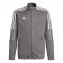 adidas Tiro 21 laste spordijakk Grey Four GM7311 suurus 116 cm