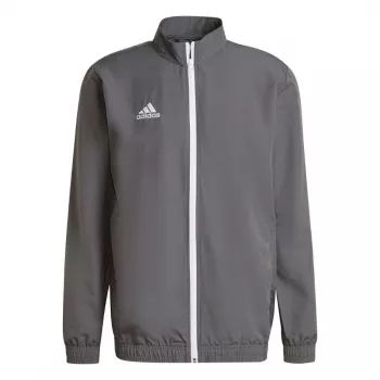 adidas Entrada 22 esitlusjope meeste hall täispikk tõmblukk taaskasutatud polüester jalgpallitreening
