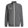 adidas Entrada 22 esitlusjope meeste hall täispikk tõmblukk taaskasutatud polüester jalgpallitreening