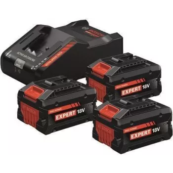 Bosch stardikomplekt 3x EXBA 18V 8.0Ah aku ja EXAL 18V-160 laadijaga (0615V0005R)
