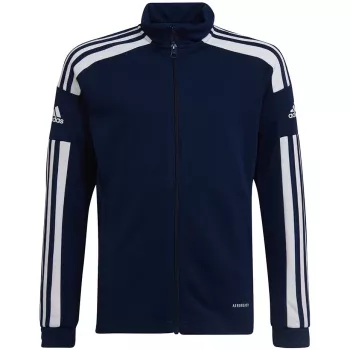 adidas Squadra 21 treeningu täis-tõmblukiga dressipluus, mereväesinine, noorte 152cm