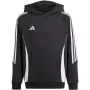 adidas Tiro 24 Kapuutsiga dressipluus must IJ5611 noortele 164 cm