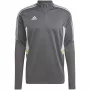 adidas Condivo 22 meeste treeningu dressipluus 1/2 tõmblukuga hall/valge HD2312