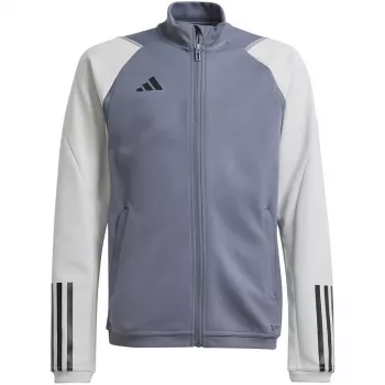adidas Tiro 23 Competition treeningu dressipluus Team Grey 2/Must meeste slim fit