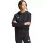 adidas Entrada 26 täispika tõmblukuga naiste dressipluus, must, S