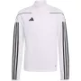 adidas Tiro 23 League treeningpluus valge/must IB8477 noorte 128cm