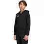 adidas Entrada 26 täispika tõmblukuga laste dressipluus, must, 128cm