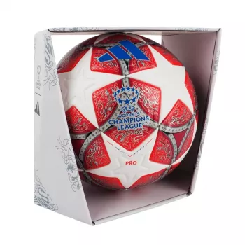 adidas UCL Women's 25/26 Final Pro jalgpall suurus 5 punane/valge