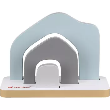 TONIES Mini riiul - Maja 11003995 (roosa) - Roosa majakujuline MDF-põrandariiul 2 riiuli ja 3 lahtriga, lastetuppa, sõimesse, EN 71 sertifikaadiga