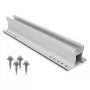K2 Systems Home K2 2004596 MiniRail 60 komplekt - 600 mm alumiiniumist päikesepaneelide kinnitusrööbas trapetsprofiiliga plekkkatustele
