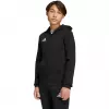 adidas Entrada 26 täispika tõmblukuga dressipluus lastele must 140cm