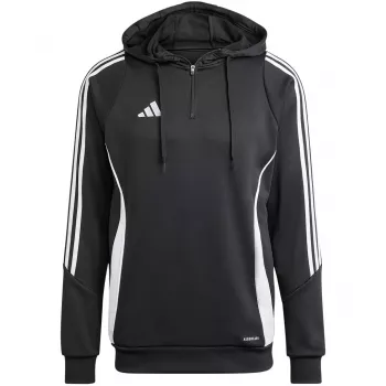 adidas Tiro 24 treeningmütsiga meeste dressipluus, must (IJ9957)