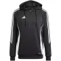 adidas Tiro 24 treeningmütsiga meeste dressipluus, must (IJ9957)