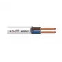 Kaabel H03VV-F 3x0,75 valge 50m
