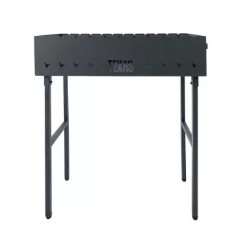 ŠAŠLYKINĖ MG-2 TexasClub söegrill 70x30x17 cm must