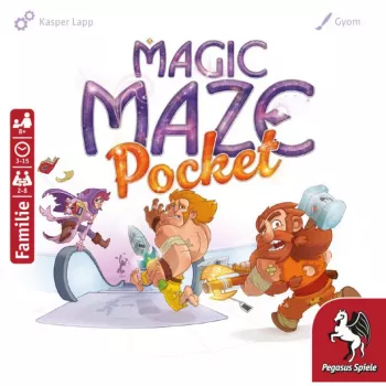 PEGASUS Magic Maze Pocket kooperatiivne reaalajas labürindimäng, 1-4 mängijat, vanusele 8+, 15 minutit