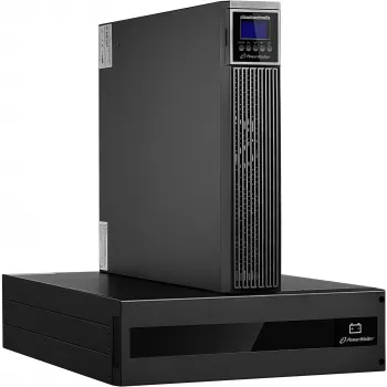 PowerWalker VFI 6000 RTG PF1 6000 VA Online Double-Conversion UPS - Rackmount/Torn, 2x IEC C19 Pistikupesa, Puhas Siinuslaine