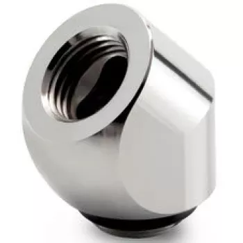 Thermal Grizzly DeltaMate Rotary 45° G1/4 Adapter - Läikiv nikkel