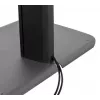 B-TECH AV SYSTEM X - Universaalne kahe ekraani põrandaalus lameekraanidele (VESA 600 x 400) - 2,4 m, must