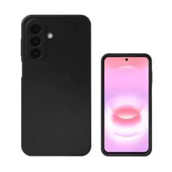 4smarts Cupertino silikoonist ümbris Samsung Galaxy A27 5G jaoks - must
