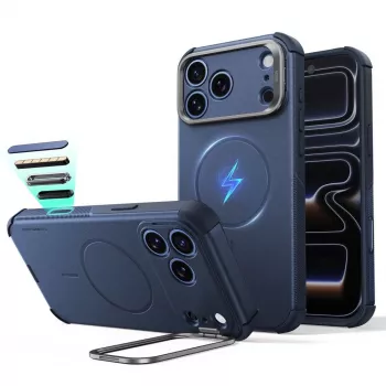 ESR Cyber Tough Kickstand MagSafe-korpus iPhone 17 Pro / 18 Pro jaoks - sinine