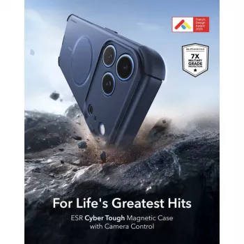 ESR Cyber Tough MagSafe ümbris iPhone 17 Pro Max / 18 Pro Max jaoks - sinine