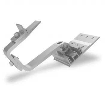 K2 Systems SingleHook 4S katusekonks PV kinnituseks, roostevaba teras, reguleeritav kõrgus, TÜV sertifitseeritud