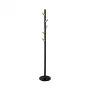 Vabaltseisev riidepuu W66 must 177 cm, pulbervärvitud teras, 15 kg kandevõime