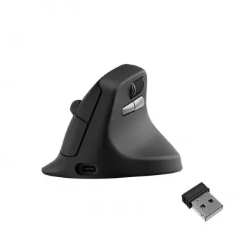 Keychron M5-A29 Vertikaalne PixArt 3311 1K Must Ergonoomiline Traadita mänguhiir