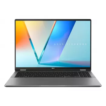 ASUS Vivobook 16 Flip TP3607AA-FLIP-DISSI4X Copilot+ PC 2-in-1 sülearvuti, 16-tolline WUXGA OLED puutetundlik, Intel Core Ultra 9 386H, 32GB LPDDR5x, 1TB SSD, Windows 11 Pro, prantsuse AZERTY klaviatuur