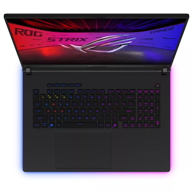 ASUS ROG Strix Scar 18 G835LXG-TQ328W mängusülearvuti, 18 inch QHD+ 240Hz, Intel Core i9, RTX 5090, 128GB RAM, 8TB SSD, Win11 Home, saksa klaviatuur