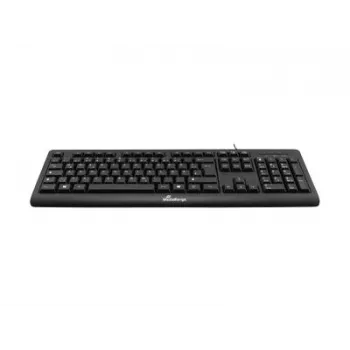 MediaRange MROS109-GR juhtmega USB-klaviatuur, QWERTY-kreeka paigutus, must, 105 klahvi, membraan, 1,5 m kaabel
