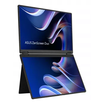 ASUS ZenScreen Duo MB14FCD 14-tolline kaasaskantav topeltmonitor 1920x1200 IPS USB-C Mini-HDMI kokkupandav