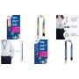 Avery R4828WB rPET Lanyard turvakinnitusega, sinistes toonides, 20 x 440 mm, 1 tk