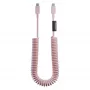 Native Union Pop Cable USB-C to USB-C 2,4m 60W punutud kaabel (Candy)