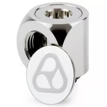 Thermal Grizzly DeltaMate Rotary 90° Adapter G1/4 inch - Läikiv nikkel