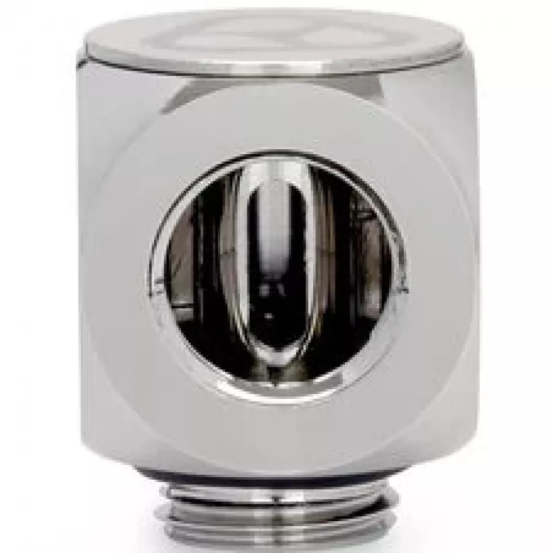 Thermal Grizzly DeltaMate Rotary 90° Adapter G1/4 inch - Läikiv nikkel
