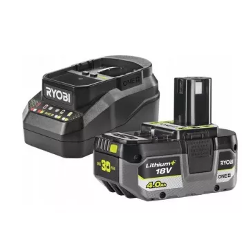 RYOBI 18V ONE+ algkomplekt 4.0Ah aku ja laadijaga RC18120B-140X